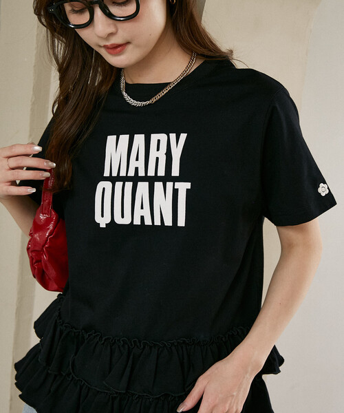 マリークワント　ロゴ　tシャツ　未使用 MARY QUANT（マリークヮント） tシャツ マリークワント ベーシックロゴ