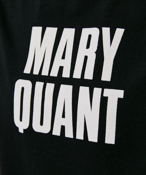 tシャツ マリークワント mary quant MARY QUANT × PUBLUX/マリークワント 裾 ティアード 切替 ロゴ Tシャツ　限定展開の画像