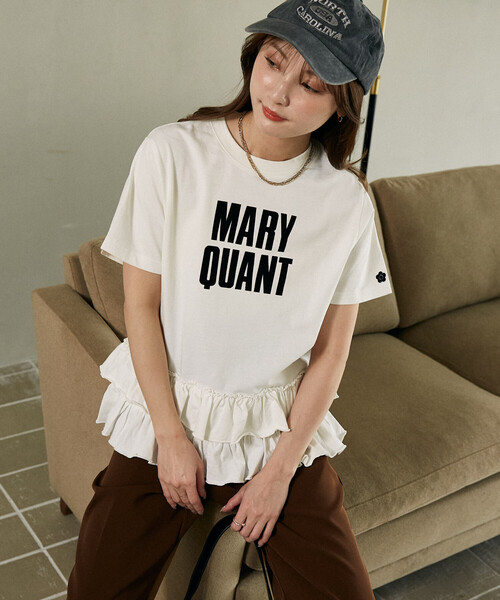 MARY QUANT マリークワント ショート丈Tシャツ MARY QUANT（マリークヮント） tシャツ マリークワント mary quant