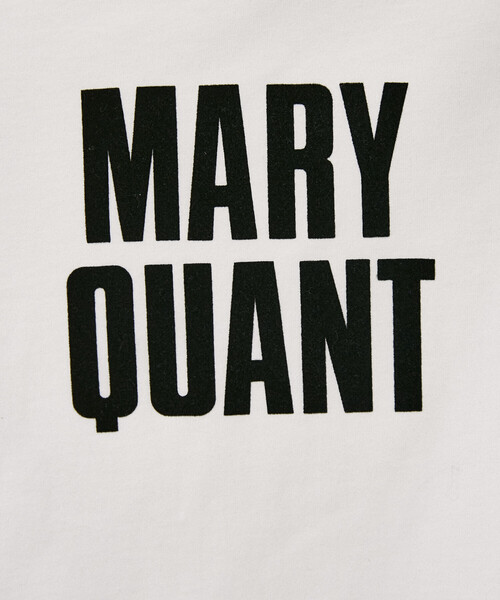 tシャツ マリークワント mary quant MARY QUANT × PUBLUX/マリークワント 裾 ティアード 切替 ロゴ Tシャツ　限定展開の画像