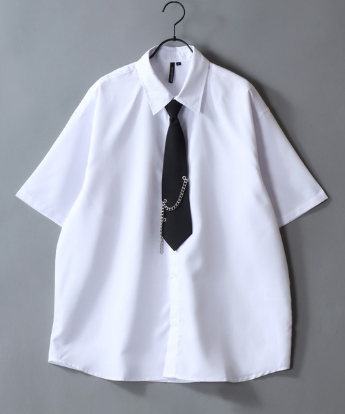 SITRY（シトリー） シャツ Dress Shirt with Tie/2WAY オーバーサイズ