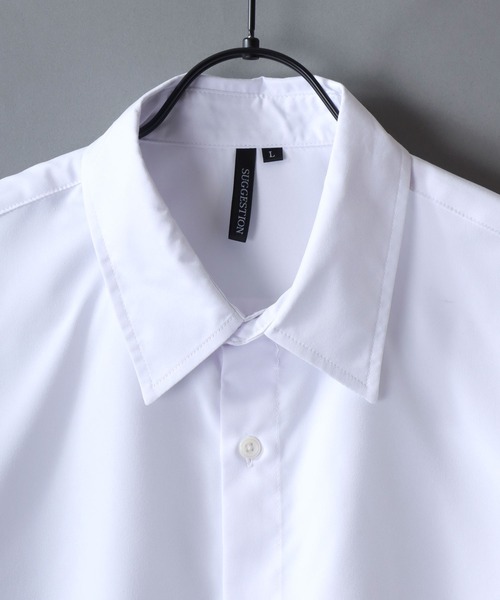SITRY（シトリー） シャツ 半袖 Dress Shirt with Tie/2WAY オーバー