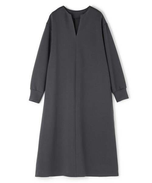 「UNFILO」 長袖ワンピース X-LARGE グレー レディース_画像5