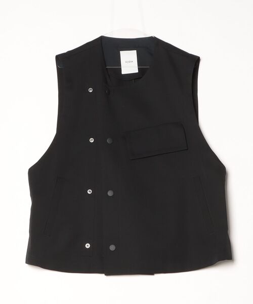 ベスト ジレ 「UJOH HOMME/ウジョー」Double Front Vest メンズの画像