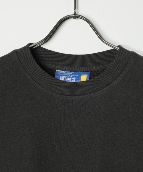 「GEORGE'S」 スウェットカットソー LARGE ブラック メンズ_画像3
