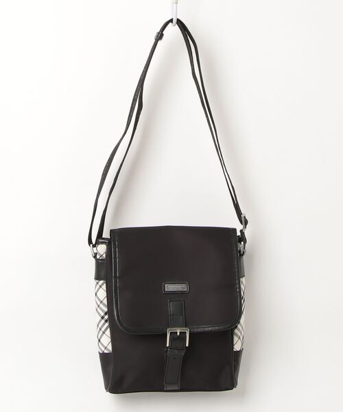 Burberry ブラックチェック柄 ショルダーバッグ BURBERRY BLACK LABEL（バーバリーブラックレーベル） チェック柄