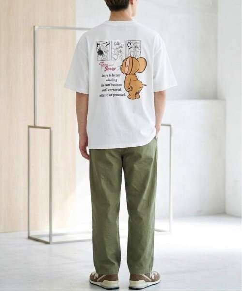 tシャツ 速乾 「TOM＆JERRY/トムとジェリー」キャラクタープリント