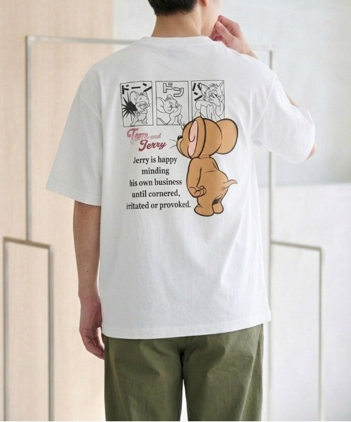 tシャツ 速乾 「TOM＆JERRY/トムとジェリー」キャラクタープリント