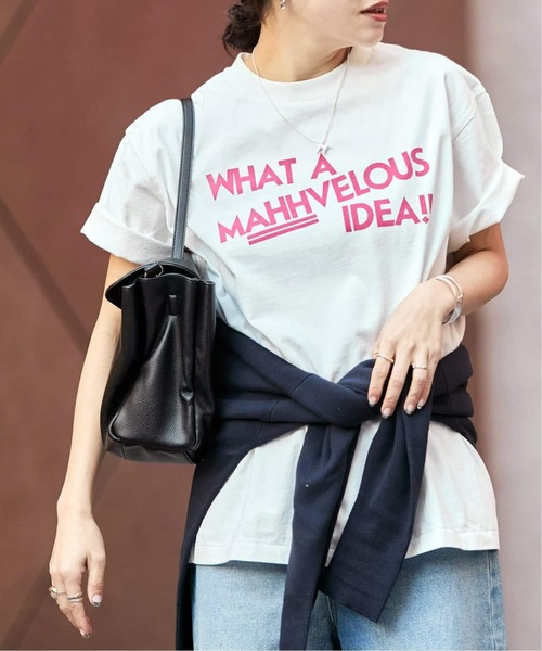tシャツ 「WEB限定追加」別注「HANDTEX/ハンドテックス」プリントTEE レディースの画像
