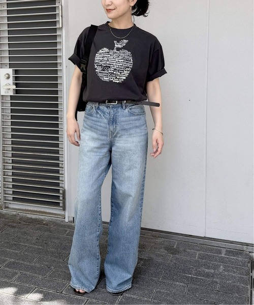 tシャツ 「WEB限定追加」別注「HANDTEX/ハンドテックス」プリントTEE レディースの画像