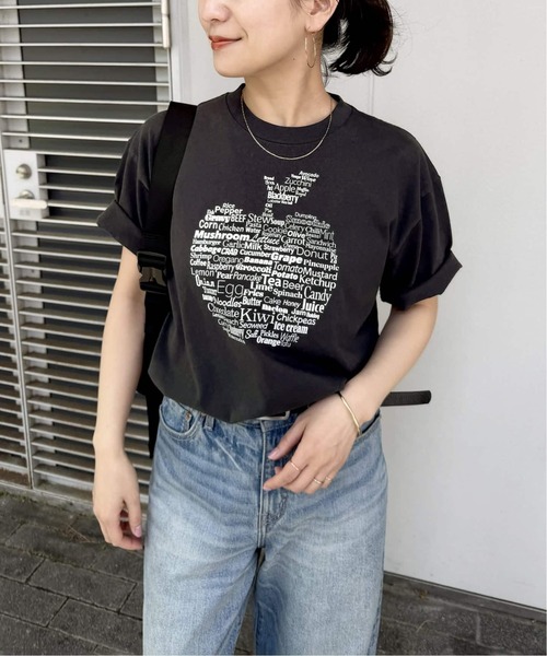 tシャツ 「WEB限定追加」別注「HANDTEX/ハンドテックス」プリントTEE レディースの画像