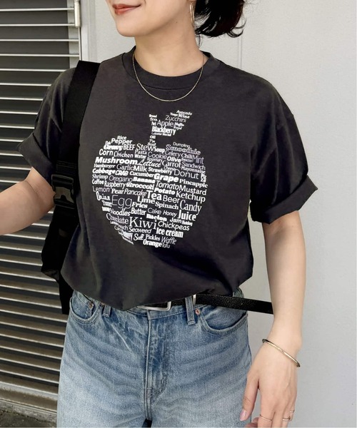 tシャツ 「WEB限定追加」別注「HANDTEX/ハンドテックス」プリントTEE レディースの画像