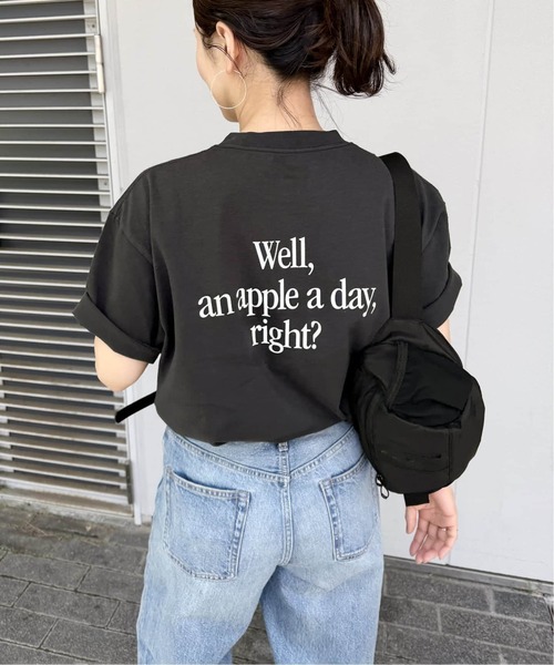 tシャツ 「WEB限定追加」別注「HANDTEX/ハンドテックス」プリントTEE レディースの画像