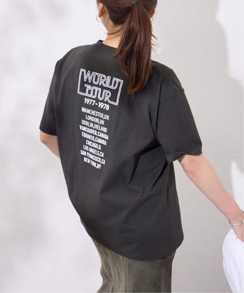 tシャツ 「WEB限定追加」別注「HANDTEX/ハンドテックス」プリントTEE レディースの画像