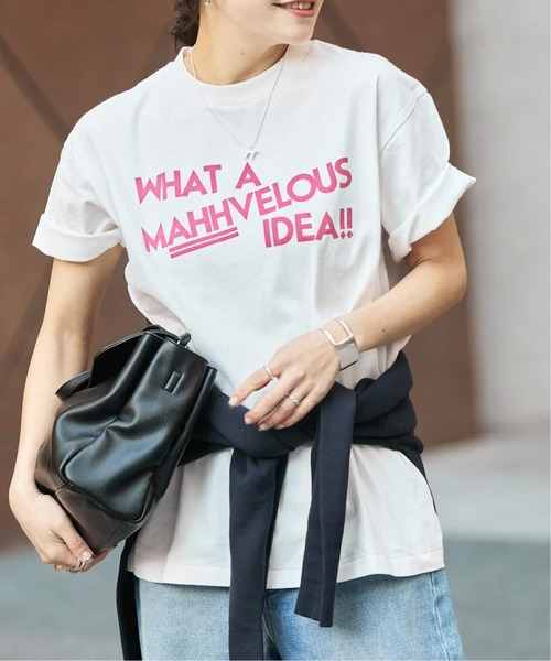tシャツ 「WEB限定追加」別注「HANDTEX/ハンドテックス」プリントTEE レディースの画像