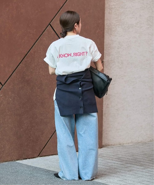 tシャツ 「WEB限定追加」別注「HANDTEX/ハンドテックス」プリントTEE レディースの画像