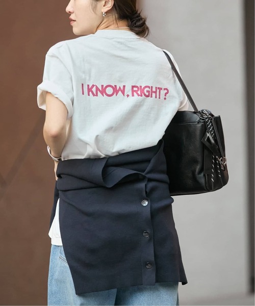tシャツ 「WEB限定追加」別注「HANDTEX/ハンドテックス」プリントTEE レディースの画像
