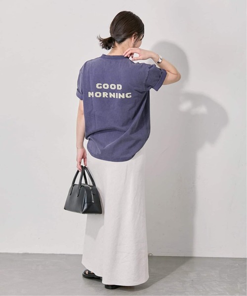 tシャツ 「WEB限定追加」別注「HANDTEX/ハンドテックス」プリントTEE レディースの画像