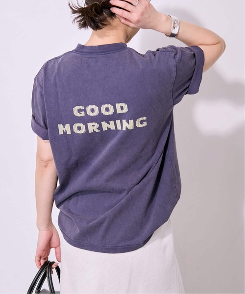 tシャツ 「WEB限定追加」別注「HANDTEX/ハンドテックス」プリントTEE レディースの画像