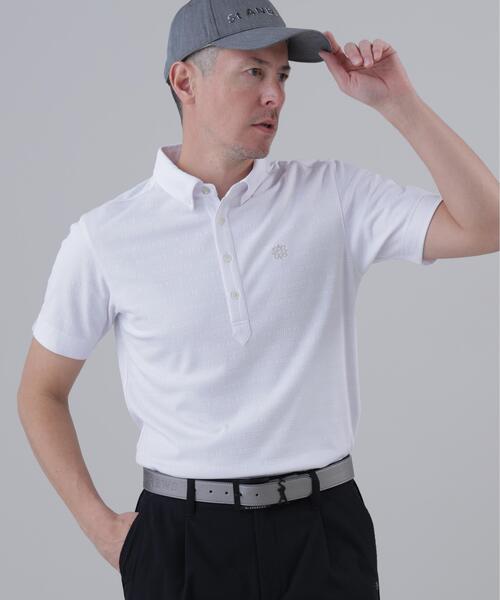 セントアンドリュース St ANDREWS 半袖 ポロシャツ 吸汗速乾 ドライ St ANDREWS ポロシャツ 半袖 「St ANDREWS」「吸水速乾」ロゴボーダー