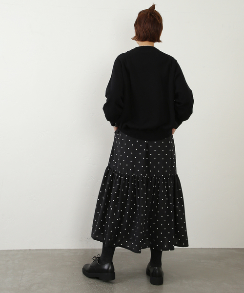 「JOURNAL STANDARD LUXE」 フレアスカート FREE ブラック レディース_画像7