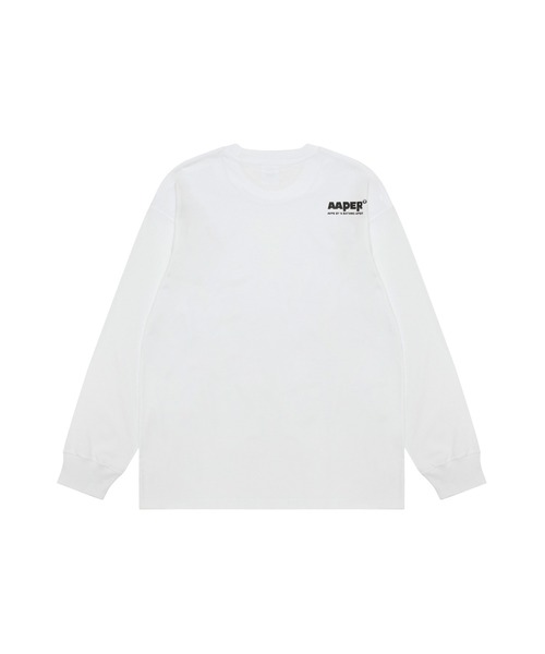「AAPE BY A BATHING APE」 長袖Tシャツ - ブラック メンズ_画像3