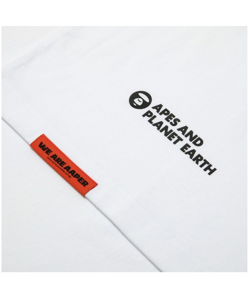 「AAPE BY A BATHING APE」 長袖Tシャツ - ブラック メンズ_画像6