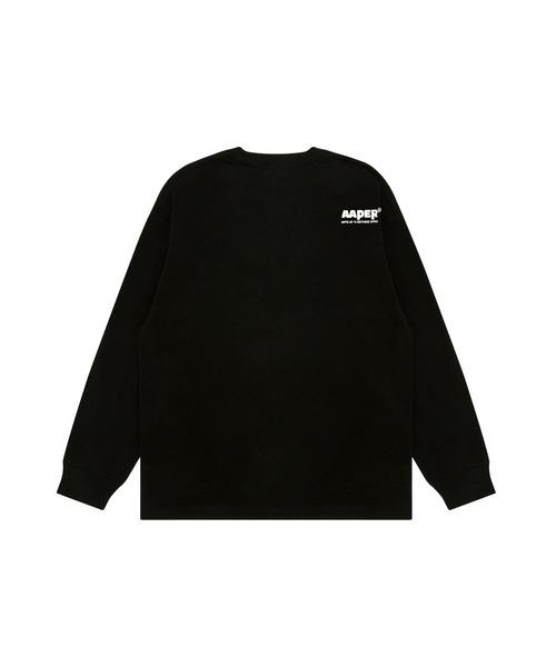 「AAPE BY A BATHING APE」 長袖Tシャツ - ブラック メンズ_画像7