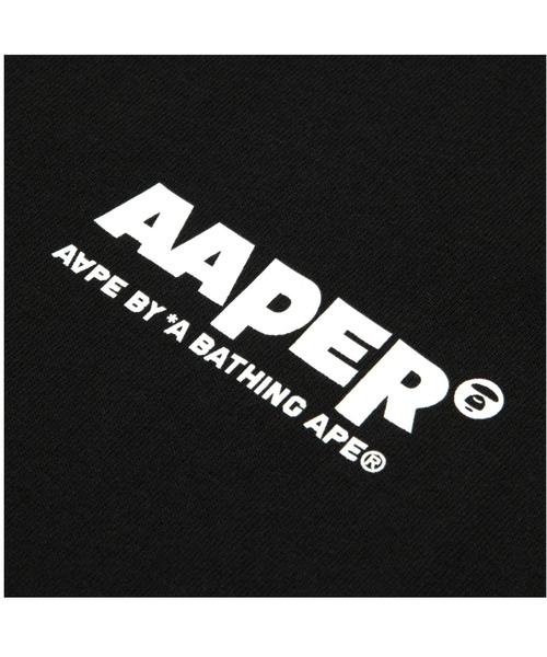 「AAPE BY A BATHING APE」 長袖Tシャツ - ブラック メンズ_画像9
