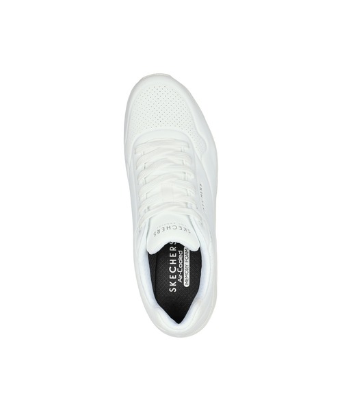 「SKECHERS」 ローカットスニーカー 26cm オフホワイト メンズ_画像2