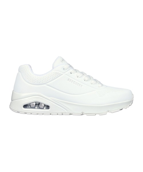 「SKECHERS」 ローカットスニーカー 26cm オフホワイト メンズ_画像3