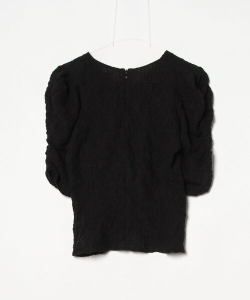 「U by SPICK&SPAN」 7分袖ブラウス FREE ブラック レディース_画像2
