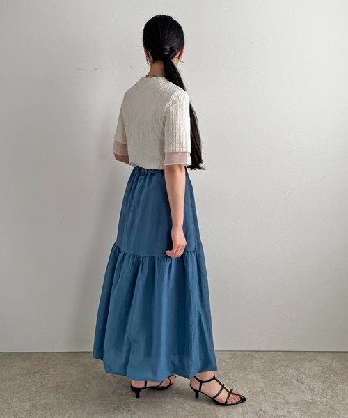激レア　20471120 バルーンスカート付きパンツ LHELBIE（レルビエ） スカート シアーバルーンスカート : ZOZOTOWN