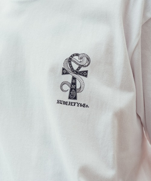 「Subciety」 半袖Tシャツ X-LARGE ホワイト メンズ_画像6