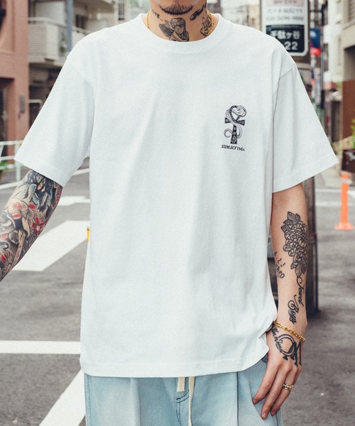 「Subciety」 半袖Tシャツ X-LARGE ホワイト メンズ_画像9