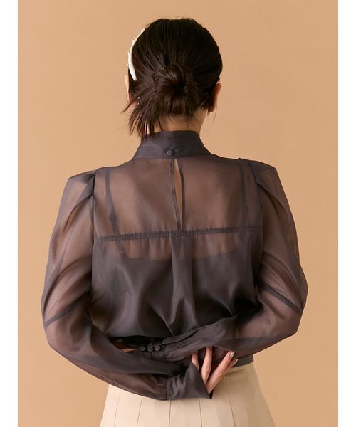 「LILY BROWN」 長袖ブラウス F アイボリー レディース_画像3
