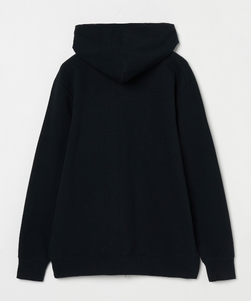 three dots（スリー ドッツ） ジップアップパーカー LARGE グレー