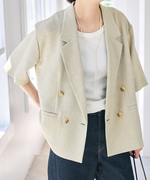 Spick＆Span（スピック アンド スパン） コート アウター カラミダブル