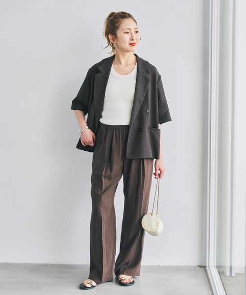 Spick＆Span（スピック アンド スパン） コート アウター カラミダブル
