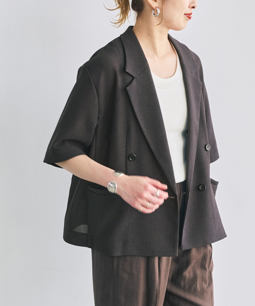 Spick＆Span（スピック アンド スパン） コート アウター カラミダブル