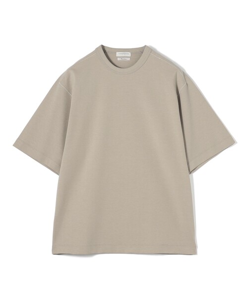 TOMORROWLAND - TOMORROWLAND collection トゥモローランド コレクション カットソー Tシャツ プルオーバー 23春夏 ホワイト 白 S(9号) 定番 クルーネック ラウンドネック 半袖 シンプル ベーシック コットン 綿 無地 大人 きれいめ ブランド【レディース】【中古】【美品】 TOMORROWLAND（トゥモローランド） uvカット tシャツ 「接触冷感・吸水