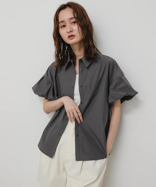 SENSE OF PLACE by URBAN RESEARCH ブラウス シャツ 半袖 バルーン