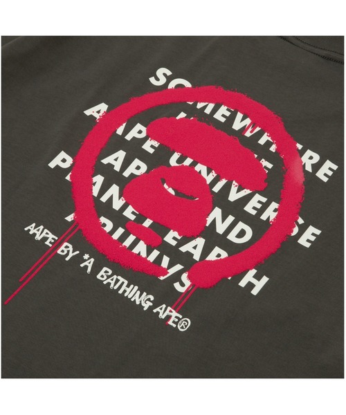 「AAPE BY A BATHING APE」 半袖Tシャツ X-LARGE アイボリー メンズ_画像4