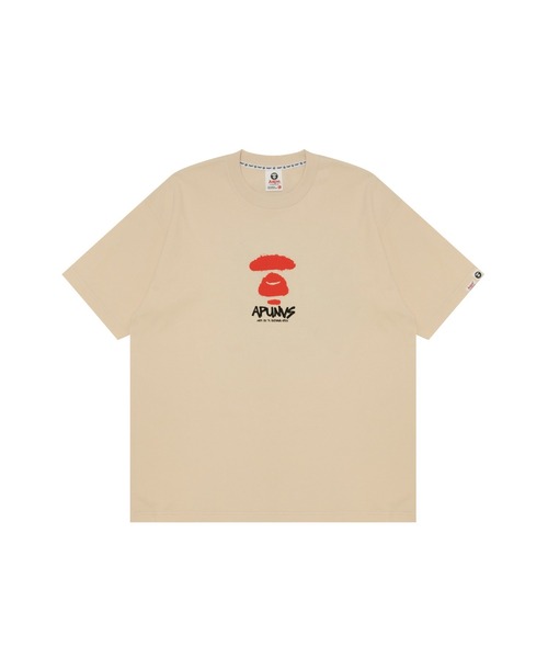 「AAPE BY A BATHING APE」 半袖Tシャツ X-LARGE アイボリー メンズ_画像5