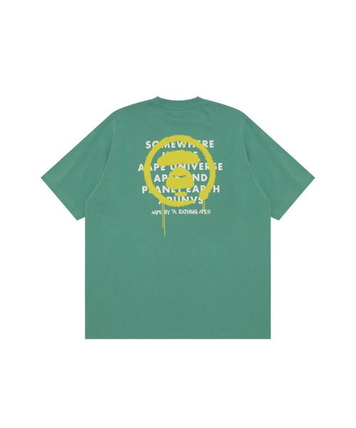 「AAPE BY A BATHING APE」 半袖Tシャツ X-LARGE アイボリー メンズ_画像8