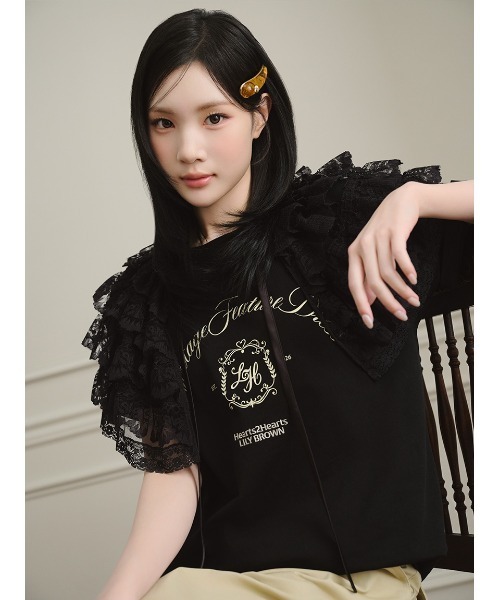 LILY BROWN（リリーブラウン） tシャツ 半袖 「LILY BROWN