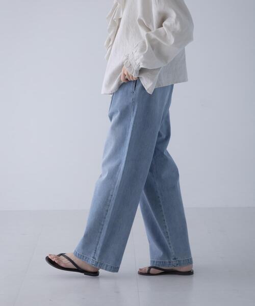 「かぐれ」 デニムパンツ FREE ブラック レディース_画像8