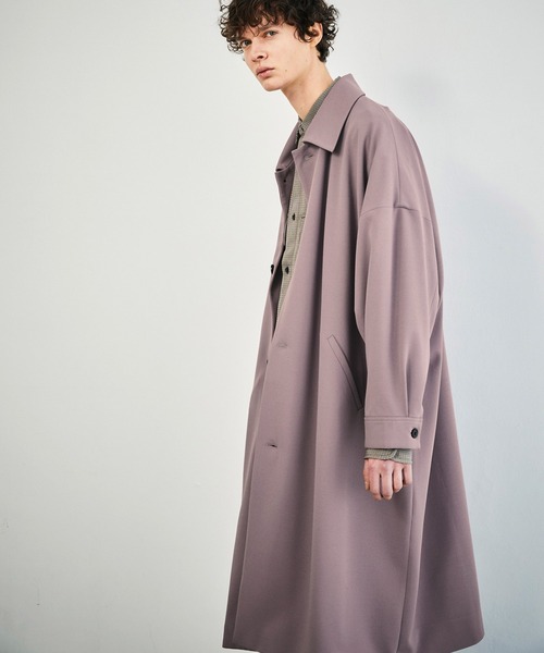 EMMA CLOTHES（エマクローズ） ステンカラーコート コート 梨地ルーズ