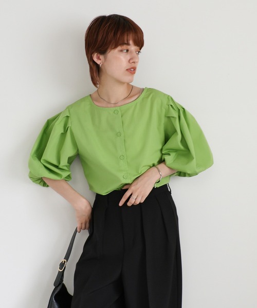 select MOCA（セレクトモカ） ブラウス シャツ 2wayボリュームスリーブ