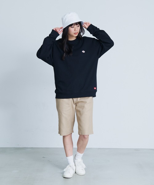 6011【美品・XL】ディオール×ERL‪☆袖ワッペン付きモックネックスウェット Dickies（ディッキーズ） トレーナー スウェット 「DICKIES
